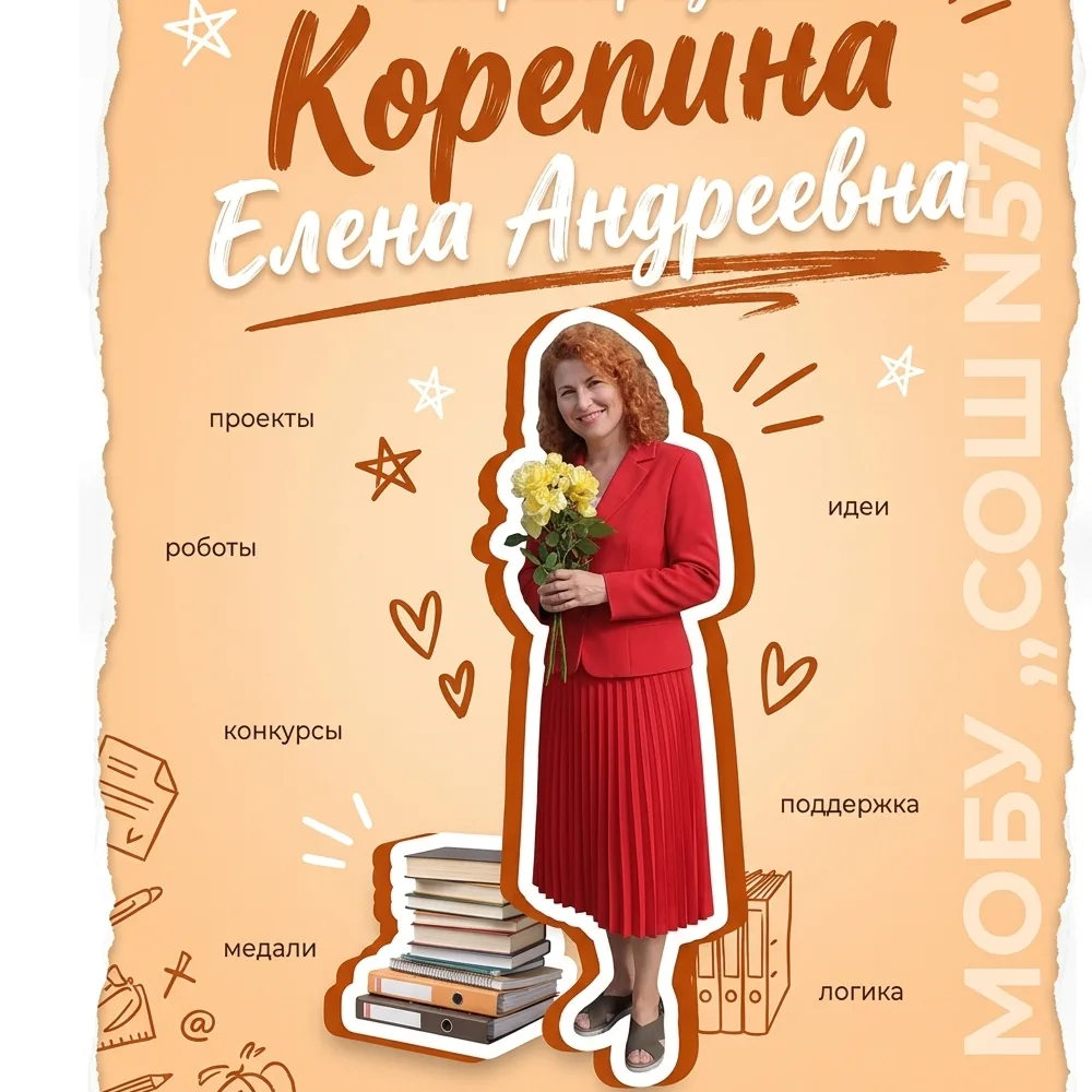 В нашей школе есть человек, у которого в голове не просто идеи, а целая фабрика по их производству!
