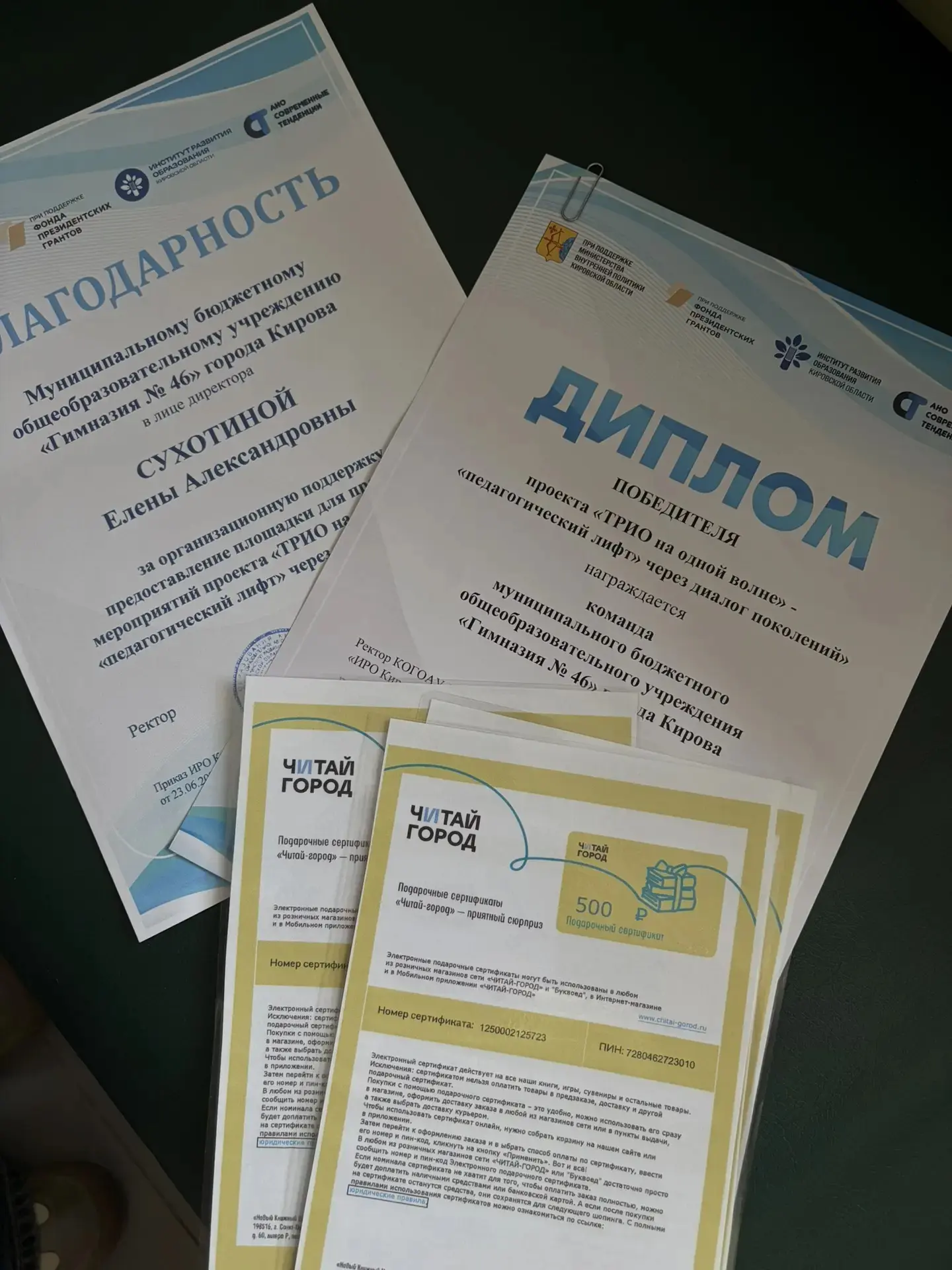 Поздравляем команду наших педагогов с дипломом победителя в региональном просветительск...