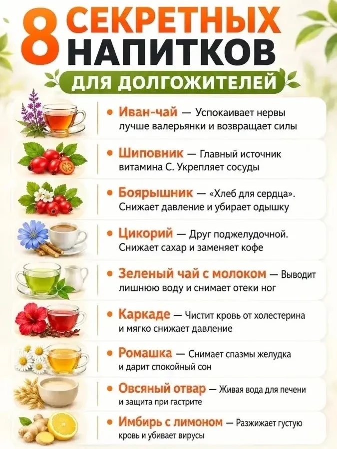 Названы самые распространенные среди долгожителей напитки 🍹