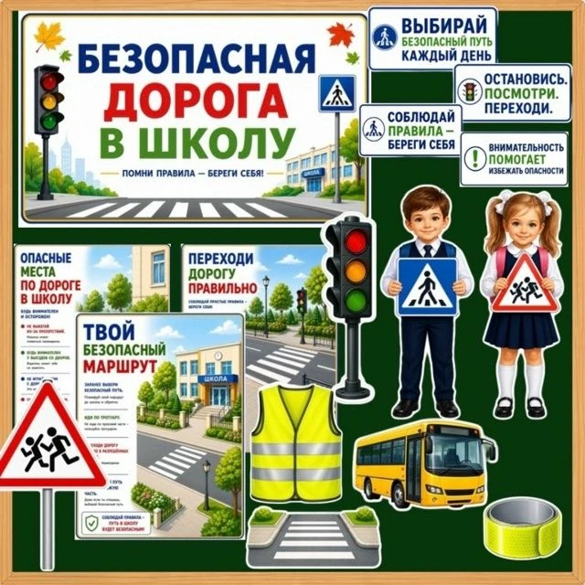 Уважаемые родители, началась школьная пора, поэтому не забывайте о профилактике безопас...