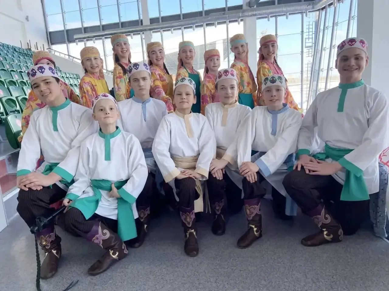 МНОГОНАЦИОНАЛЬНОЕ ШОУ 💖  21 марта 2026 года Образцовый детский ансамбль танца «Мирас» стал участнико