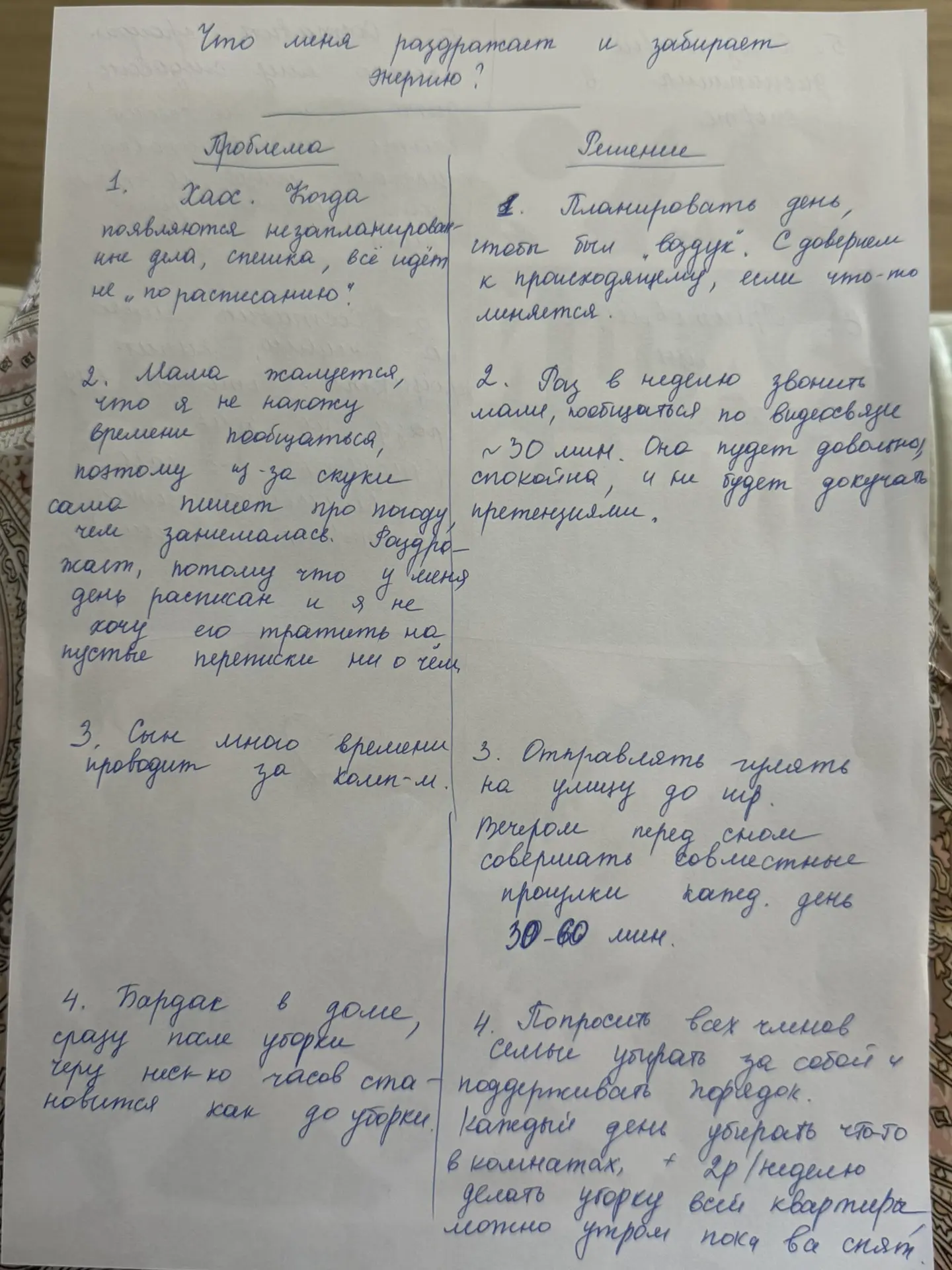 Первое задание для восстановления связи с собой, ресурса и энергии - найти и определить, что нас ист