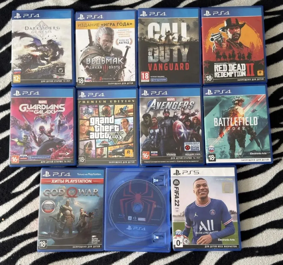 Продам диски для Playstation 4/5