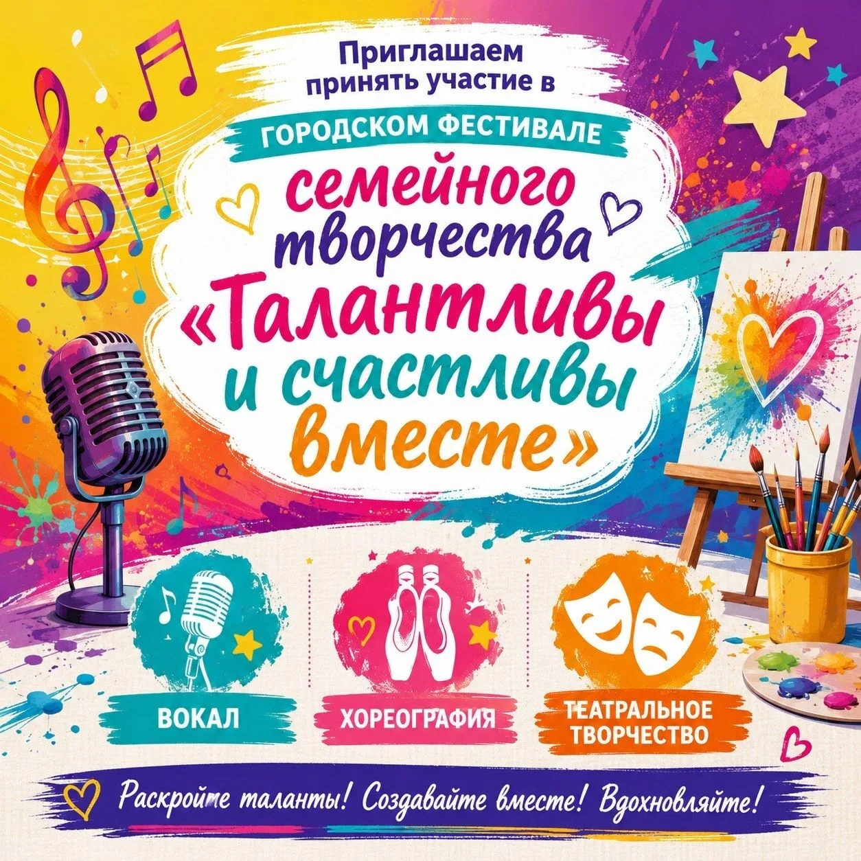 8 июля – День семьи, любви и верности! 
Приглашаем все семьи нашего города принять участие в фестива