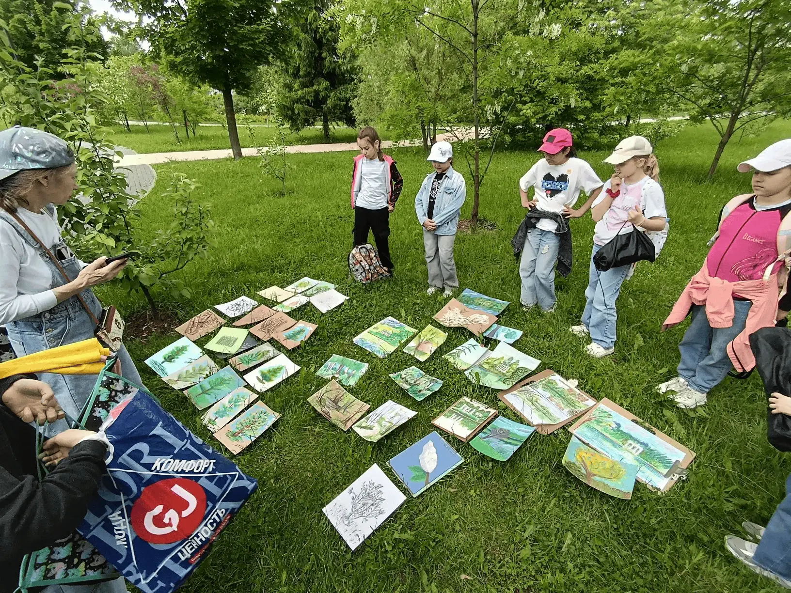 🎨 Как художники «Галактики» открыли лето в парке Мира
