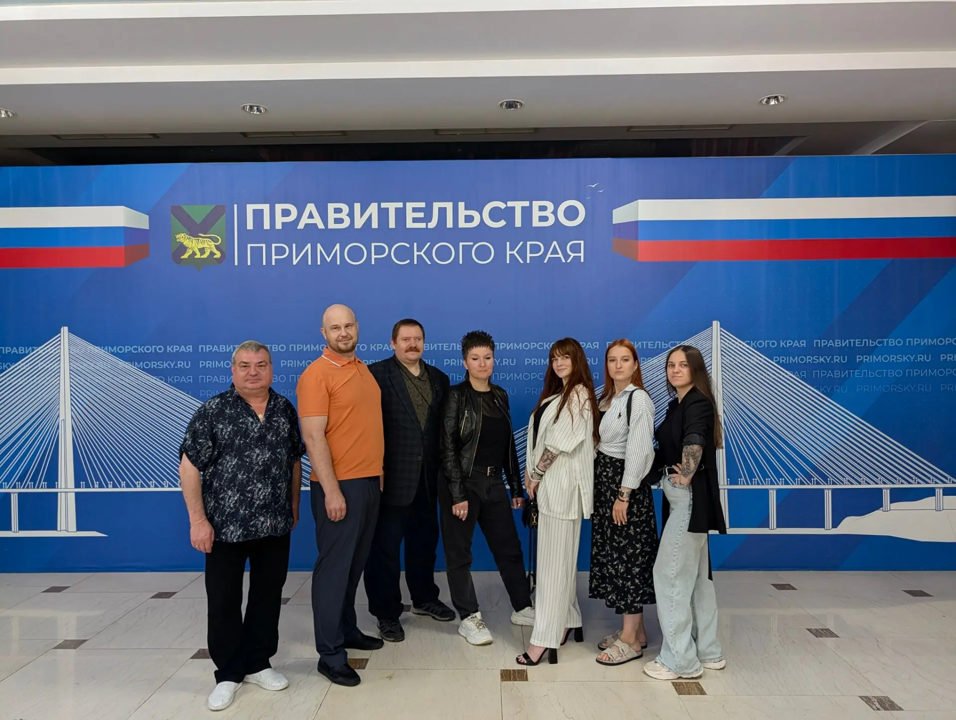 Сегодня работаем в Правительстве Приморского края.