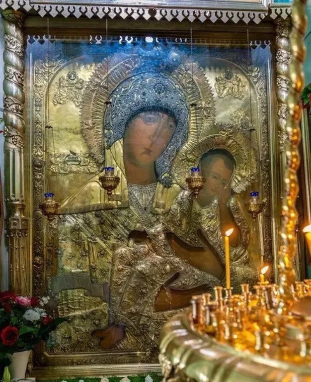 ‍ИКОНА БОЖИЕЙ МАТЕРИ «СТАРОРУССКАЯ» - САМАЯ  ВЫНОСНАЯ ИКОНА В МИРЕ!