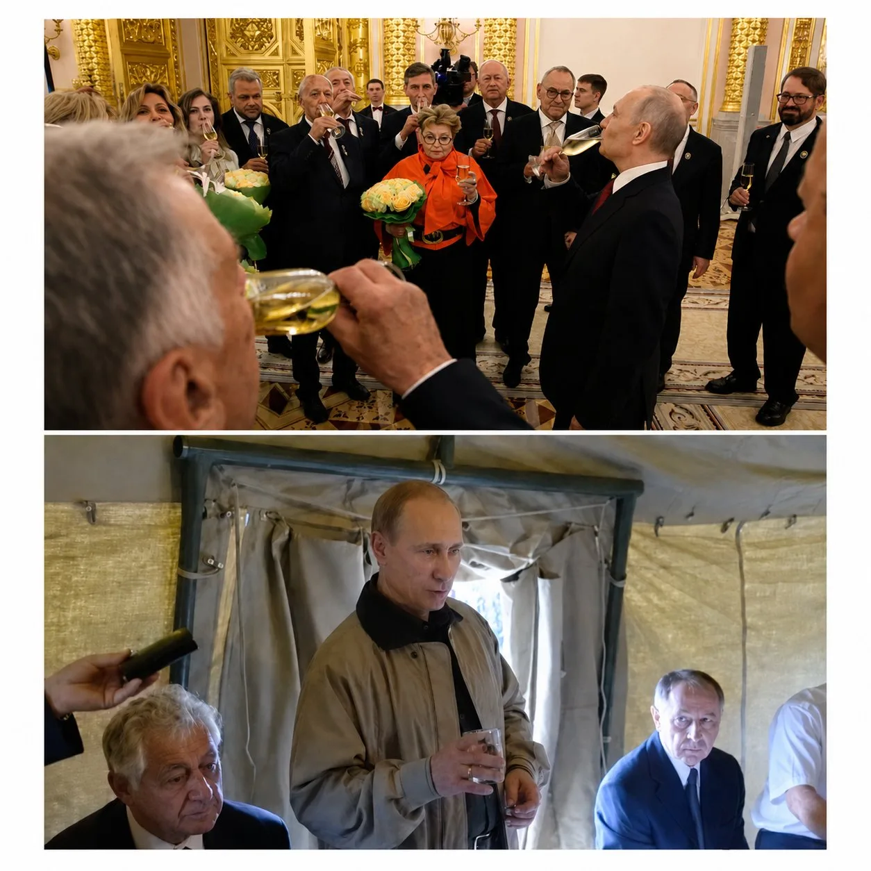 Путин после церемонии награждения лауреатов госпремий в Кремле поднял тост за победу России

Ничего 