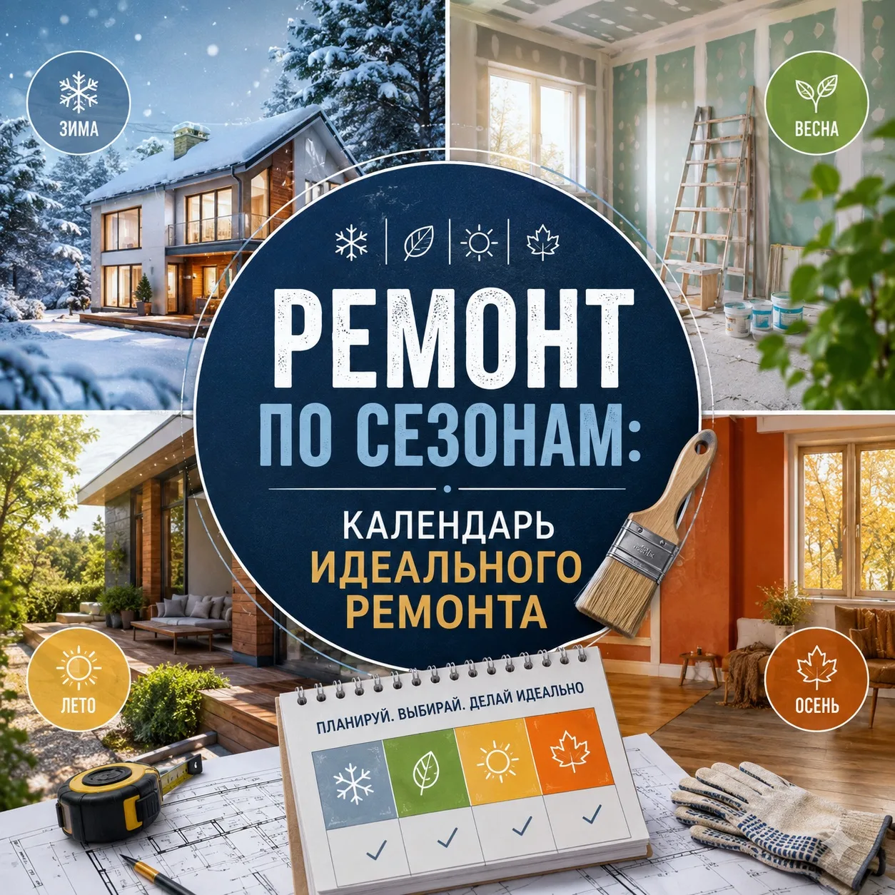 🔨 РЕМОНТ ПО СЕЗОНАМ❄️