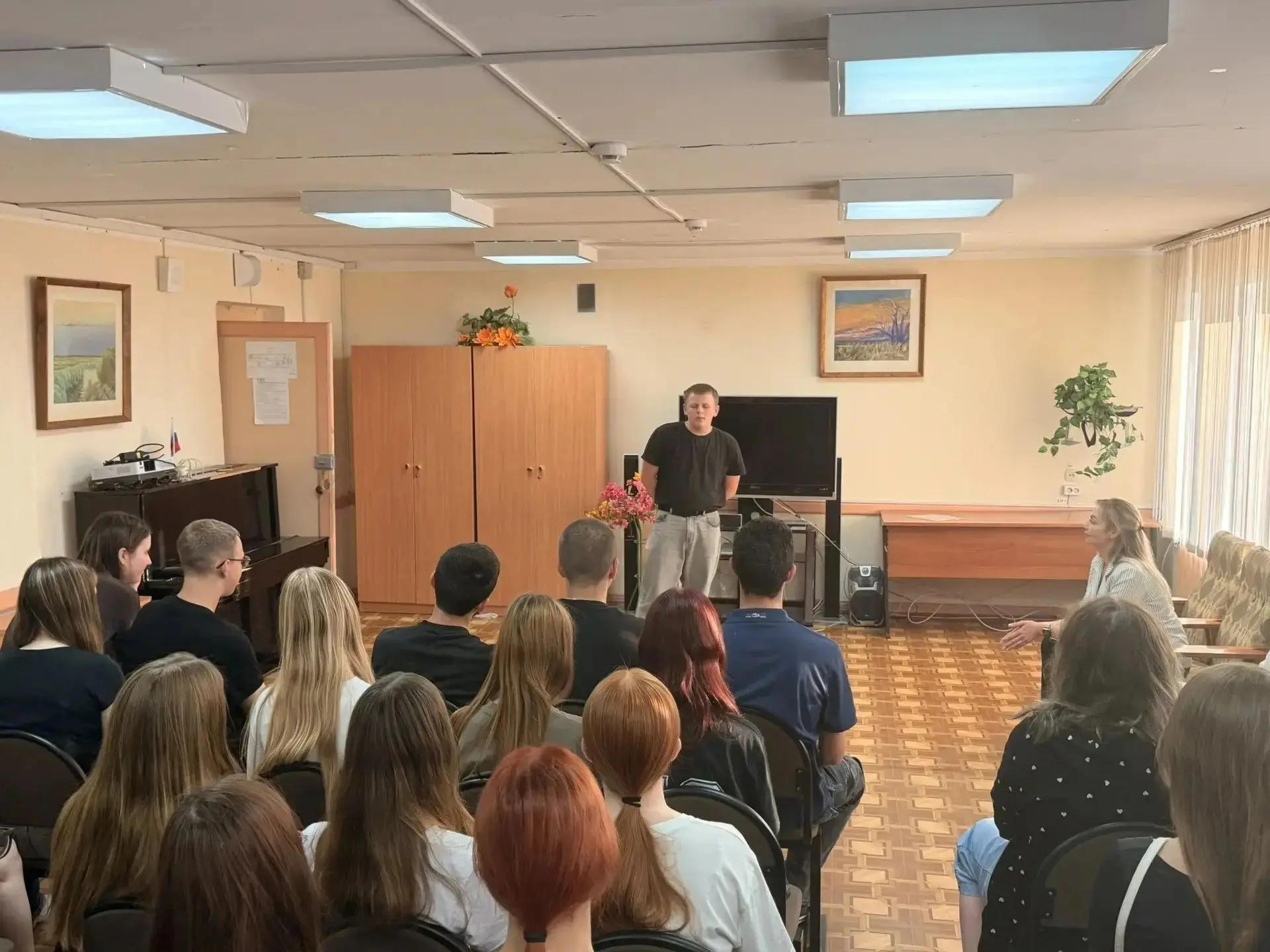 ⚡В студенческом общежитии прошло собрание для первокурсников