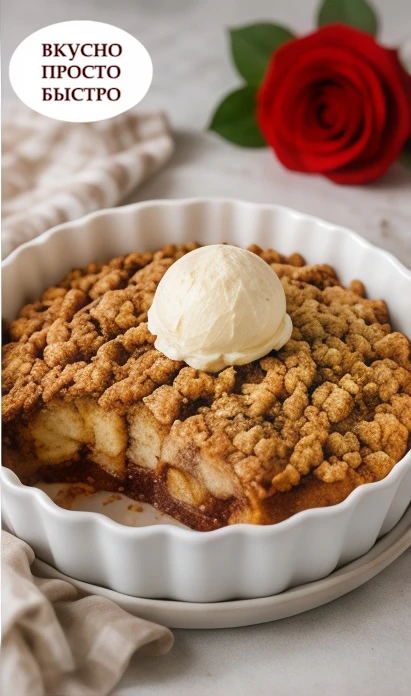 🍎 ЯБЛОЧНЫЙ КРАМБЛ 🥄