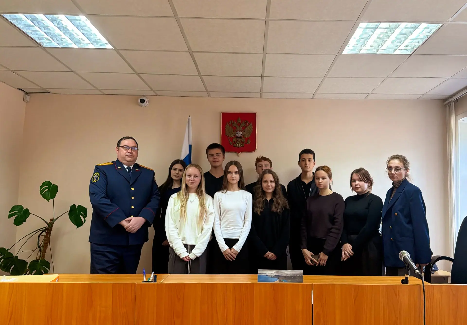 ✅Руководитель Кадыйского межрайонного следственного отдела совместно с кадетами СК прин...