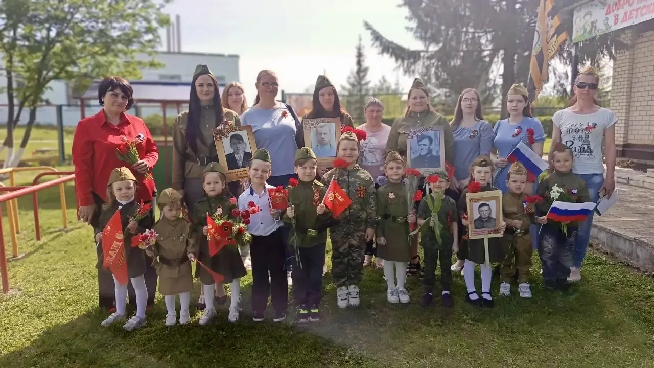 Сегодня в нашем детском саду прошёл Парад Победы. И это был не просто парад, а настоящи...