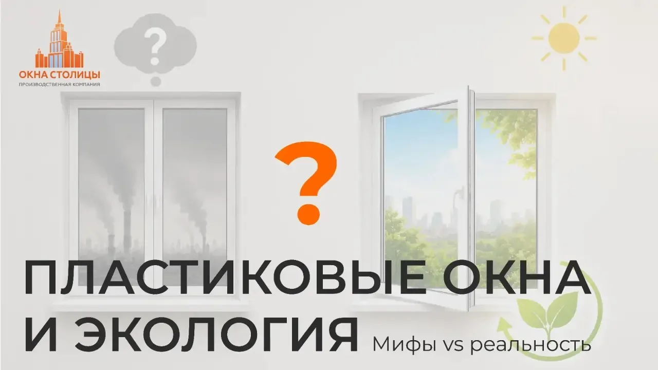 Пластиковые окна и экология: мифы vs реальность!