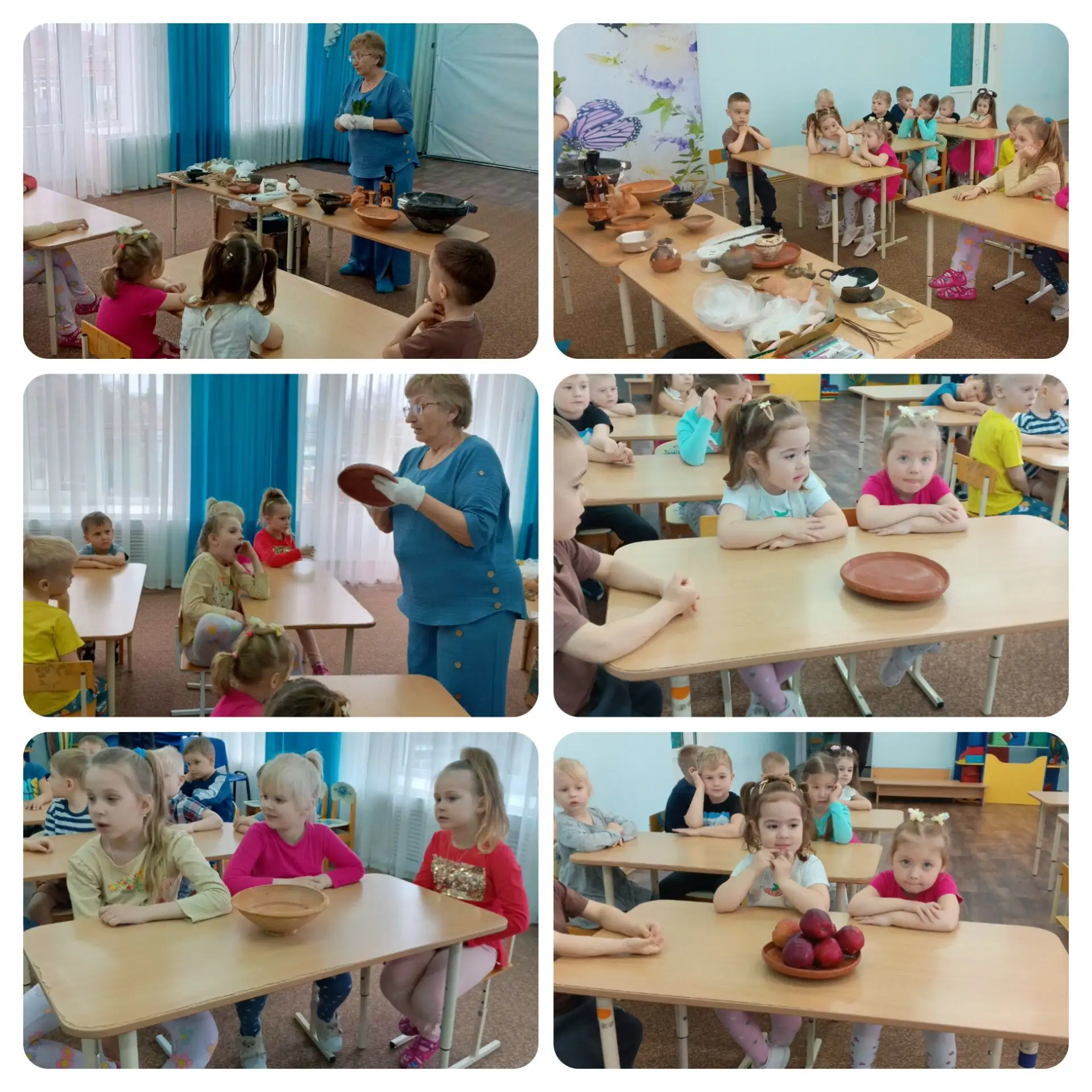 Друзья, у нас сегодня интересное событие!
К нам в сад приезжал настоящий археологический музей из Та