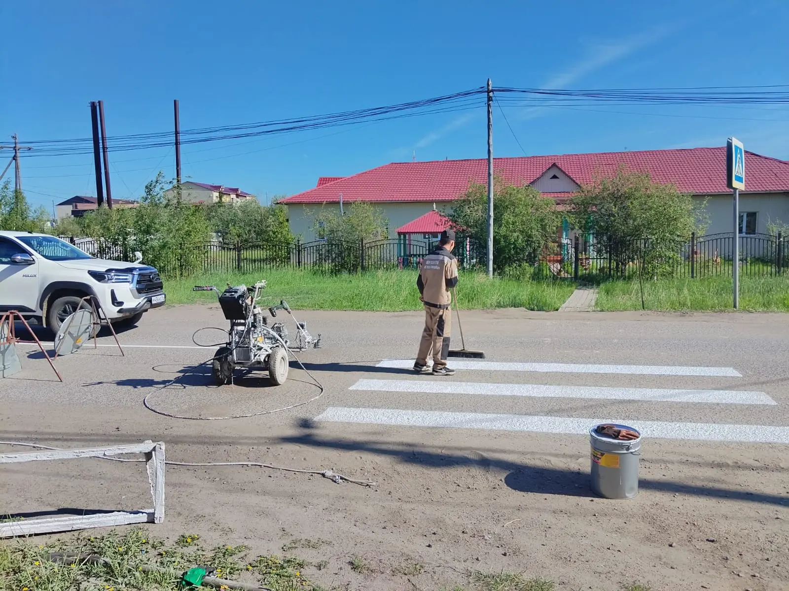 #СЭГХ

🚧 ВНИМАНИЕ! РАЗМЕТОЧНЫЕ РАБОТЫ

Сегодня специалисты СЭГХ приступили к выполнению разметочных