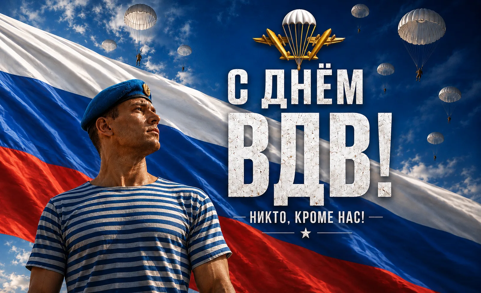 Уважаемые десантники! Дорогие ветераны ВДВ!