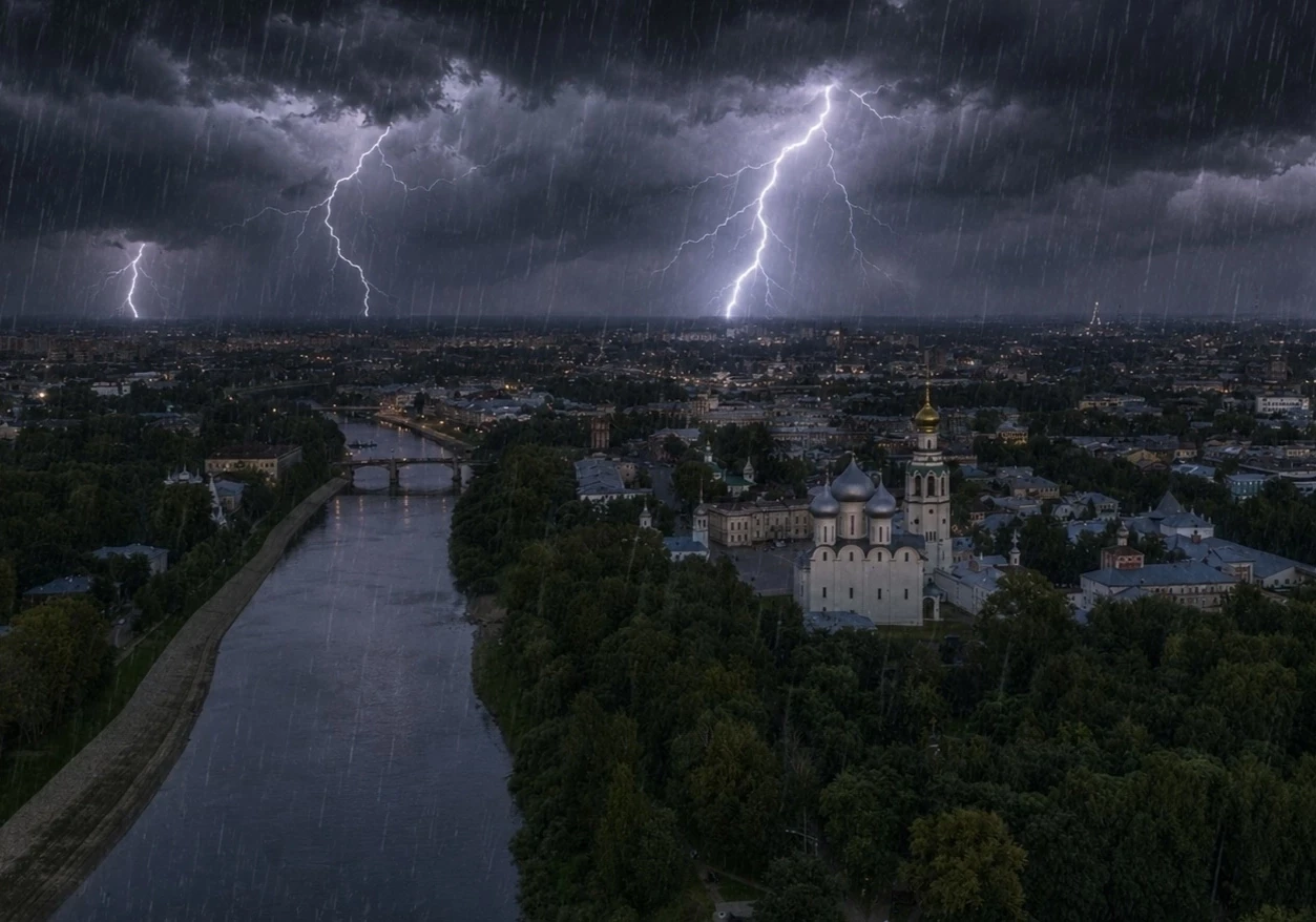 ⚡Вместо жары идут грозы

Начиная с воскресенья погода начнёт меняться. 14 июня в Вологде велика веро