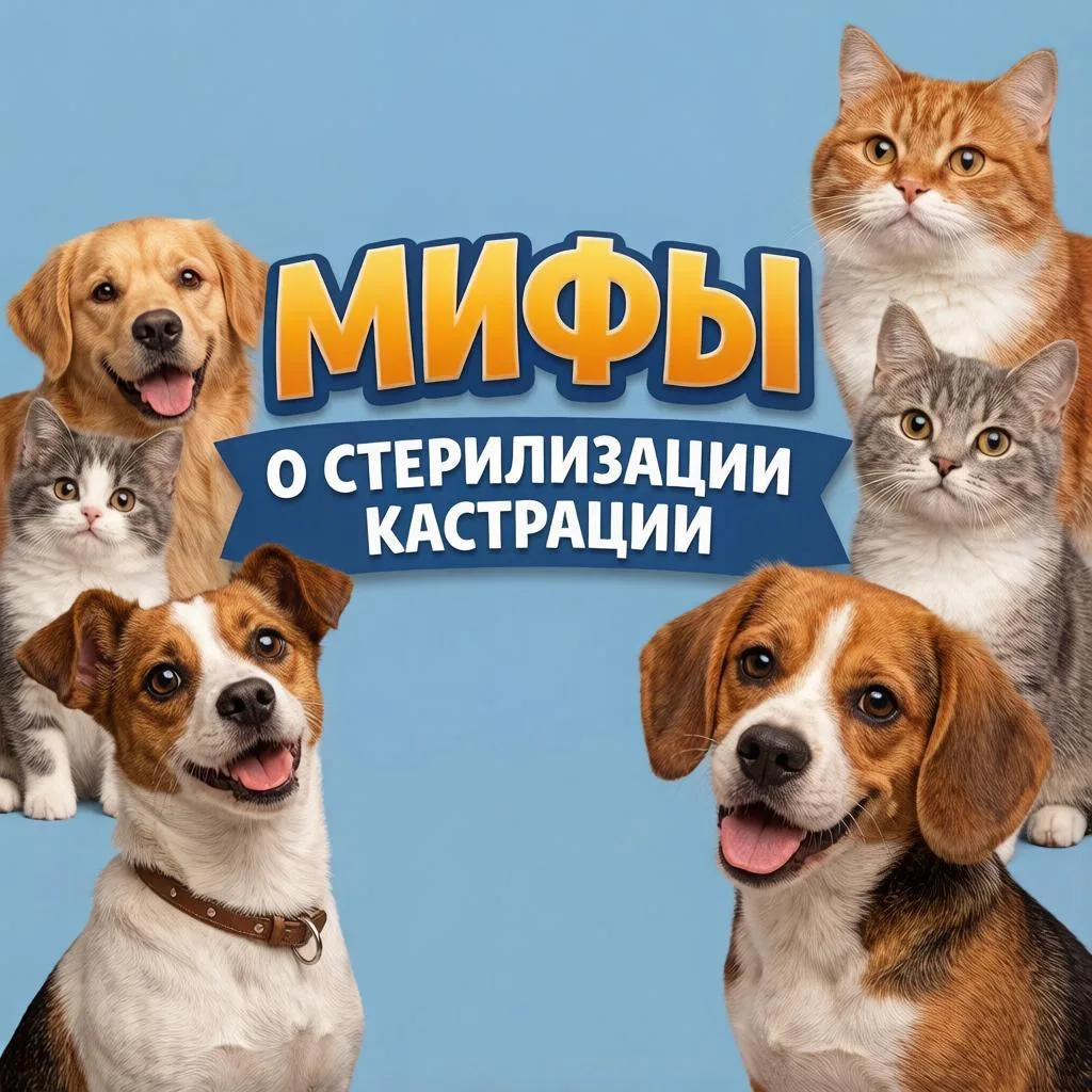Разрушаем мифы о стерилизации/кастрации! 🐾