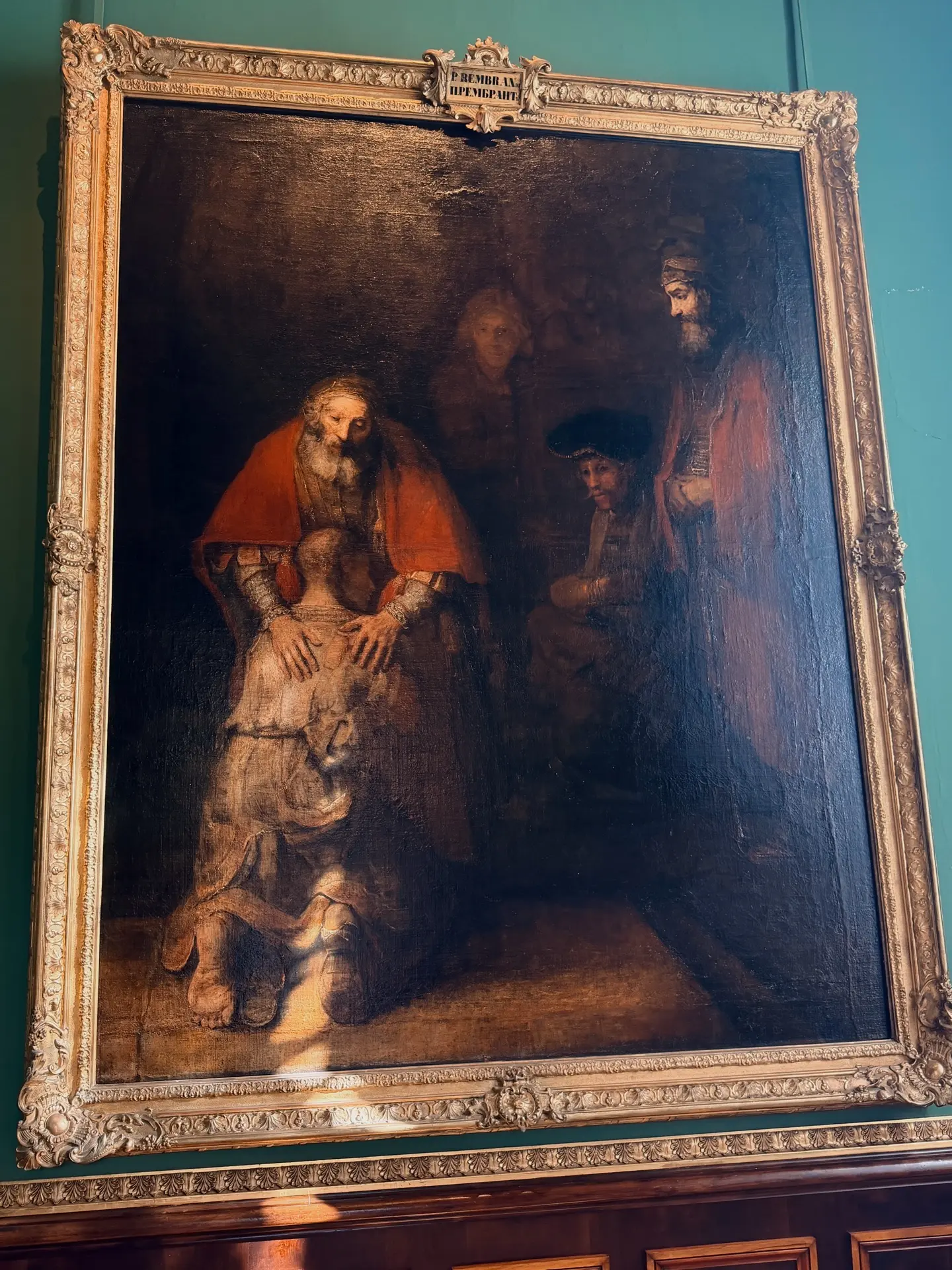 Возвращение блудного сына, Рембрандт

Полотно создано около 1668 года, незадолго до смерти художника
