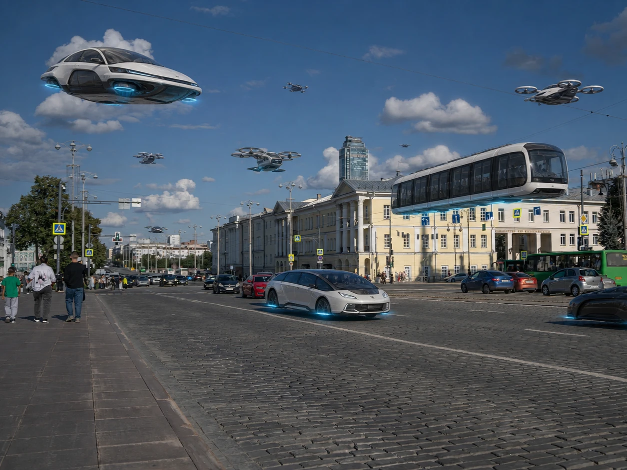 🛸 Через 10–20 лет над Уралом полетят машины?