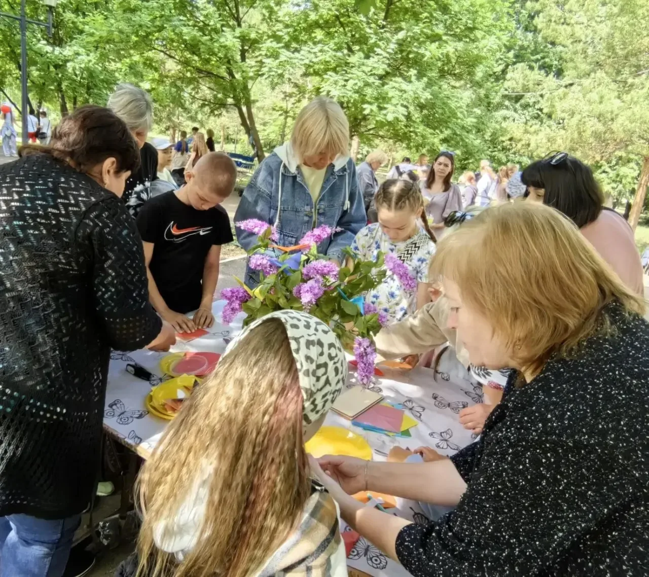 В Скарятинском парке отметили День защиты детей.