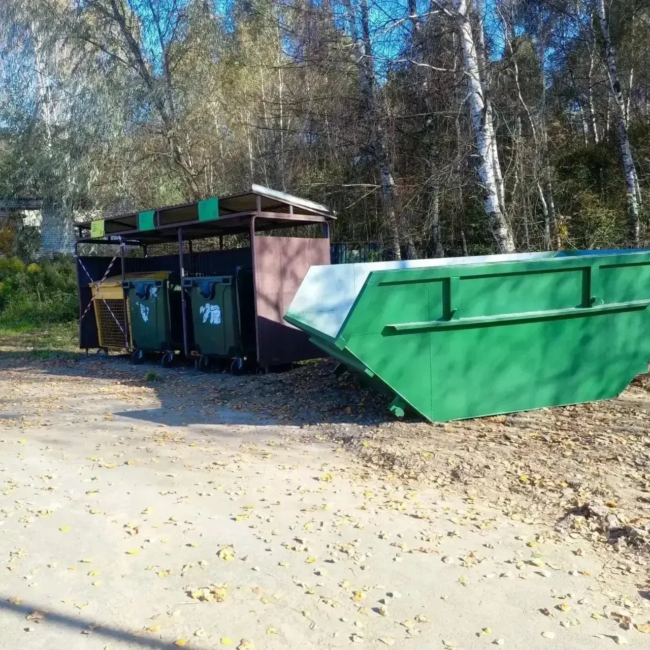 🗑В поселке Железнодорожный Нижегородской области по инициативе старосты обустроили пло...