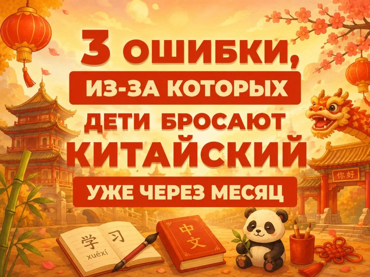 «Мы начали китайский… но ребёнок быстро потерял интерес»