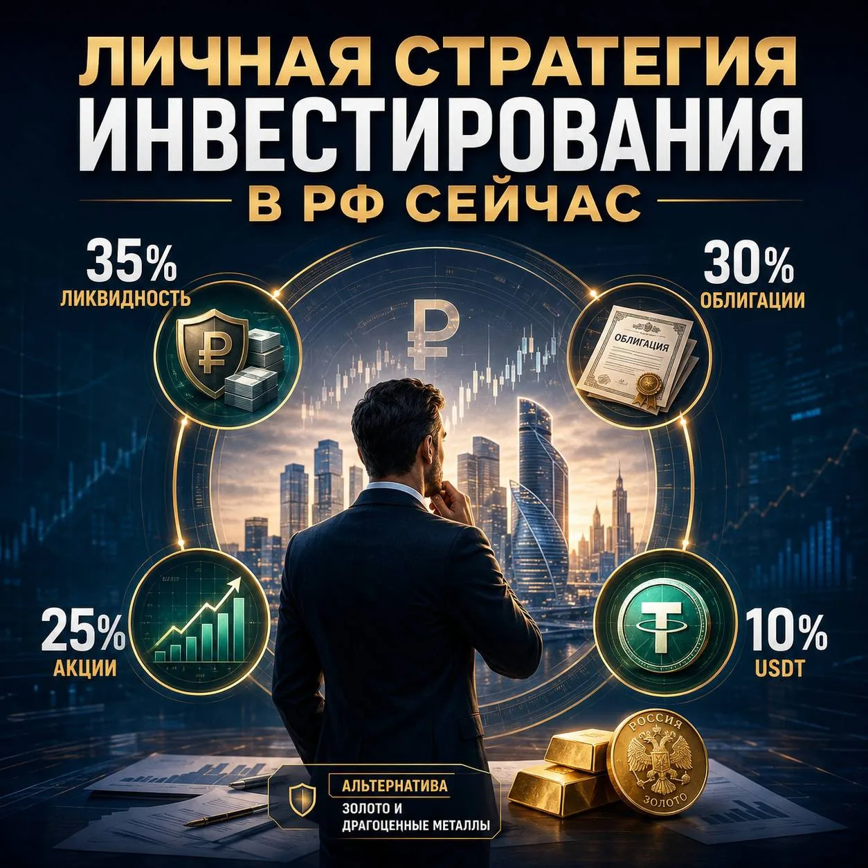 💰 Моя стратегия инвестирования в России сейчас