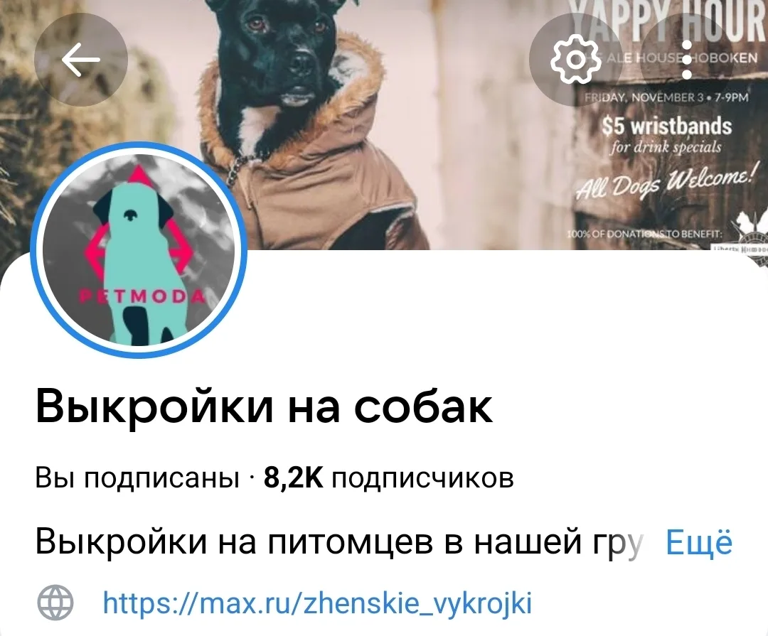 Мы в вк
Выкройки на собак
https://vk.ru/petm0da