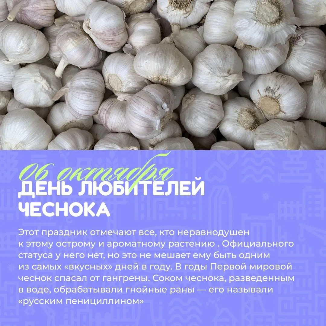 У этого праздника нет официального статуса, но есть армия поклонников 🧄