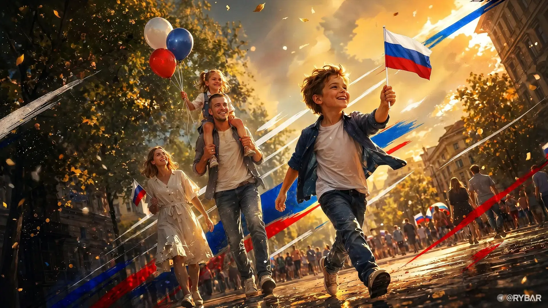 С Днем России! Мы все россияне, а значит, нам уже есть чем гордиться. Наша страна — великая держава 