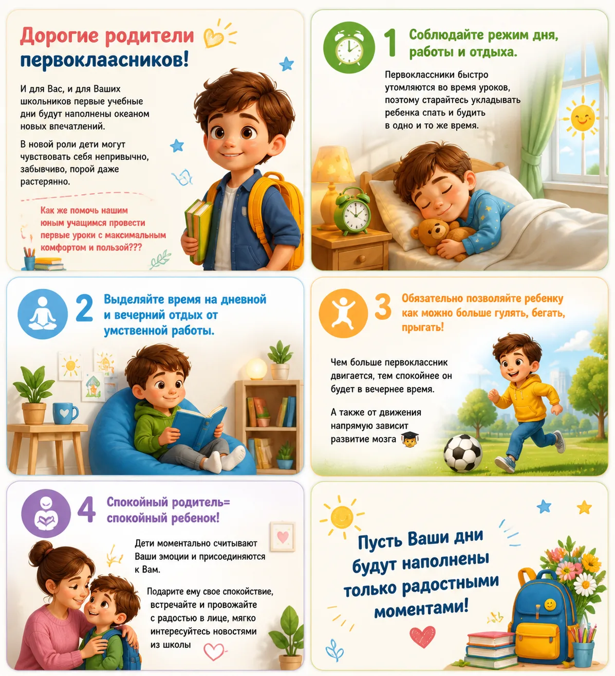 Дорогие родители первоклассников!