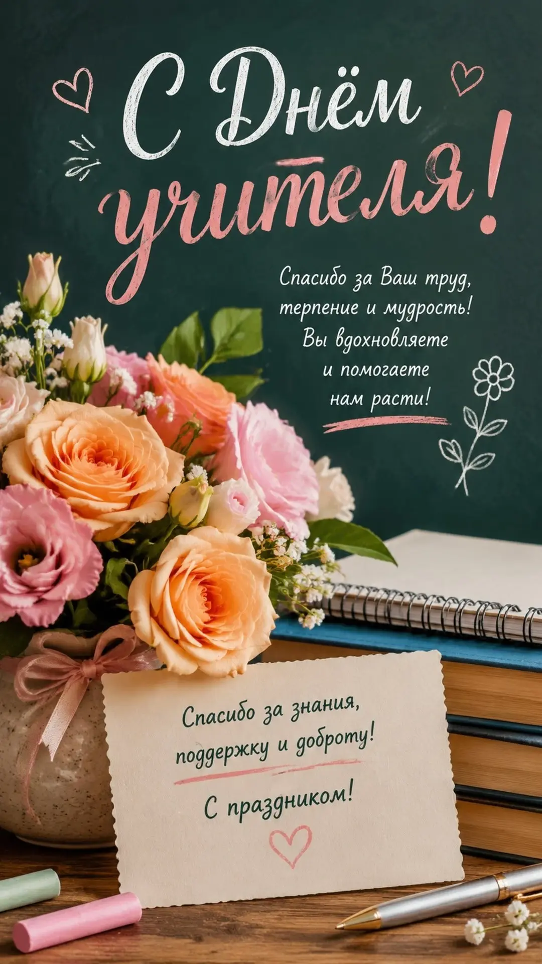 С ДНЁМ УЧИТЕЛЯ!🌹🌹🌹