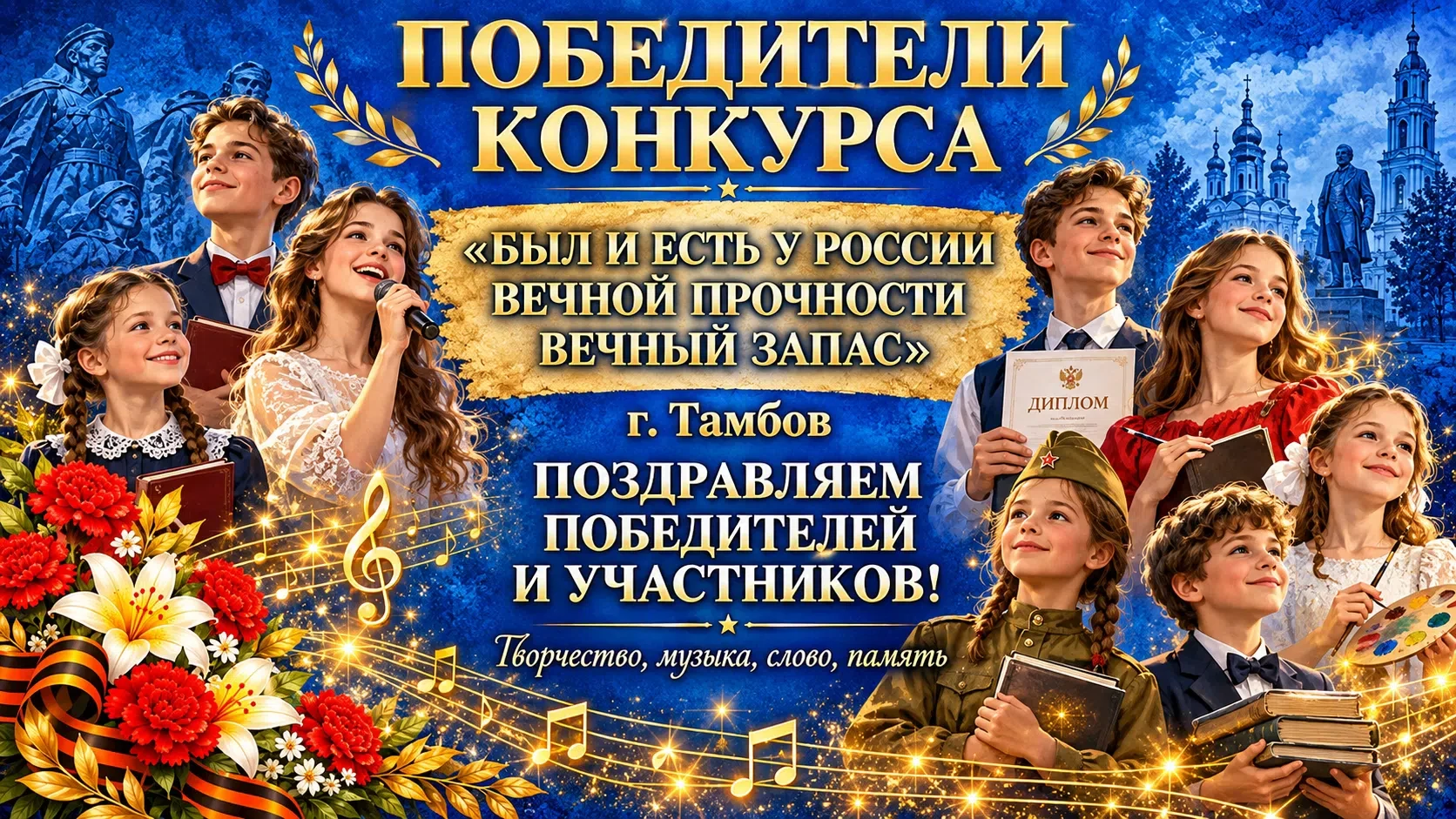 📝В Тамбовской области подвели итоги творческого конкурса "Дружба народов - дружба лите...