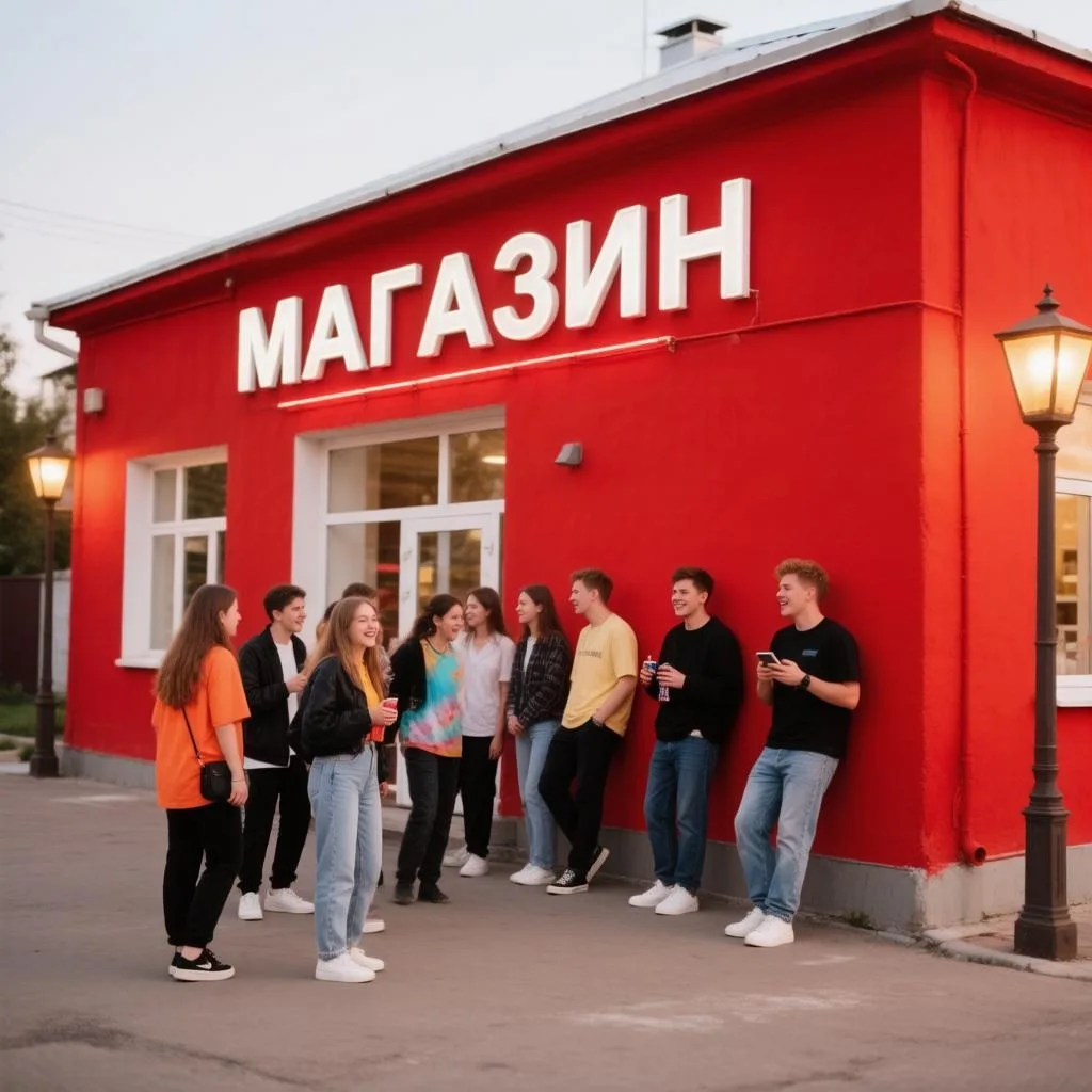Сегодня шёл мимо КБ, рядом с магазином стояла молодёжь (два парня и две девушки) , на взгляд лет по 