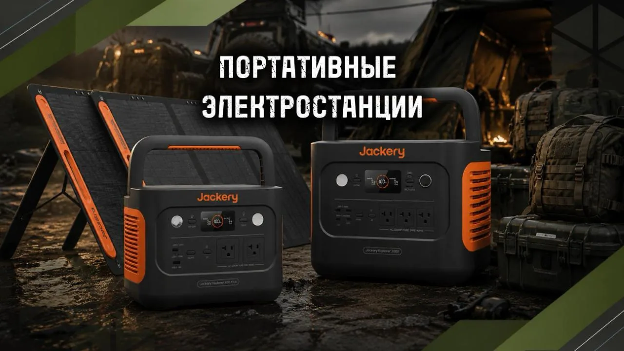 ПОРТАТИВНЫЕ ЭЛЕКТРОСТАНЦИИ JACKERY — АВТОНОМНОЕ ПИТАНИЕ