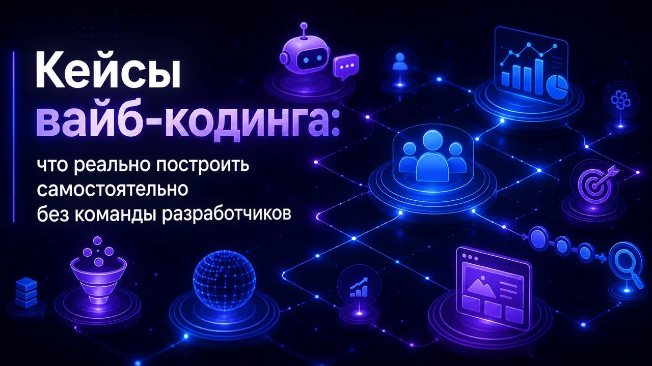 Вайб-кодинг: кейсы и что реально можно построить без команды разработчиков

Коллеги, на связи Натали