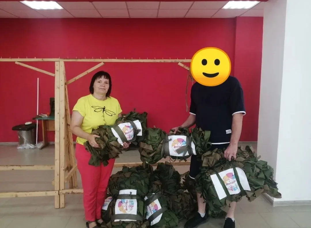 Жительницы села Куриловка Вольского района из патриотического клуба «ДляСВОих» передали...