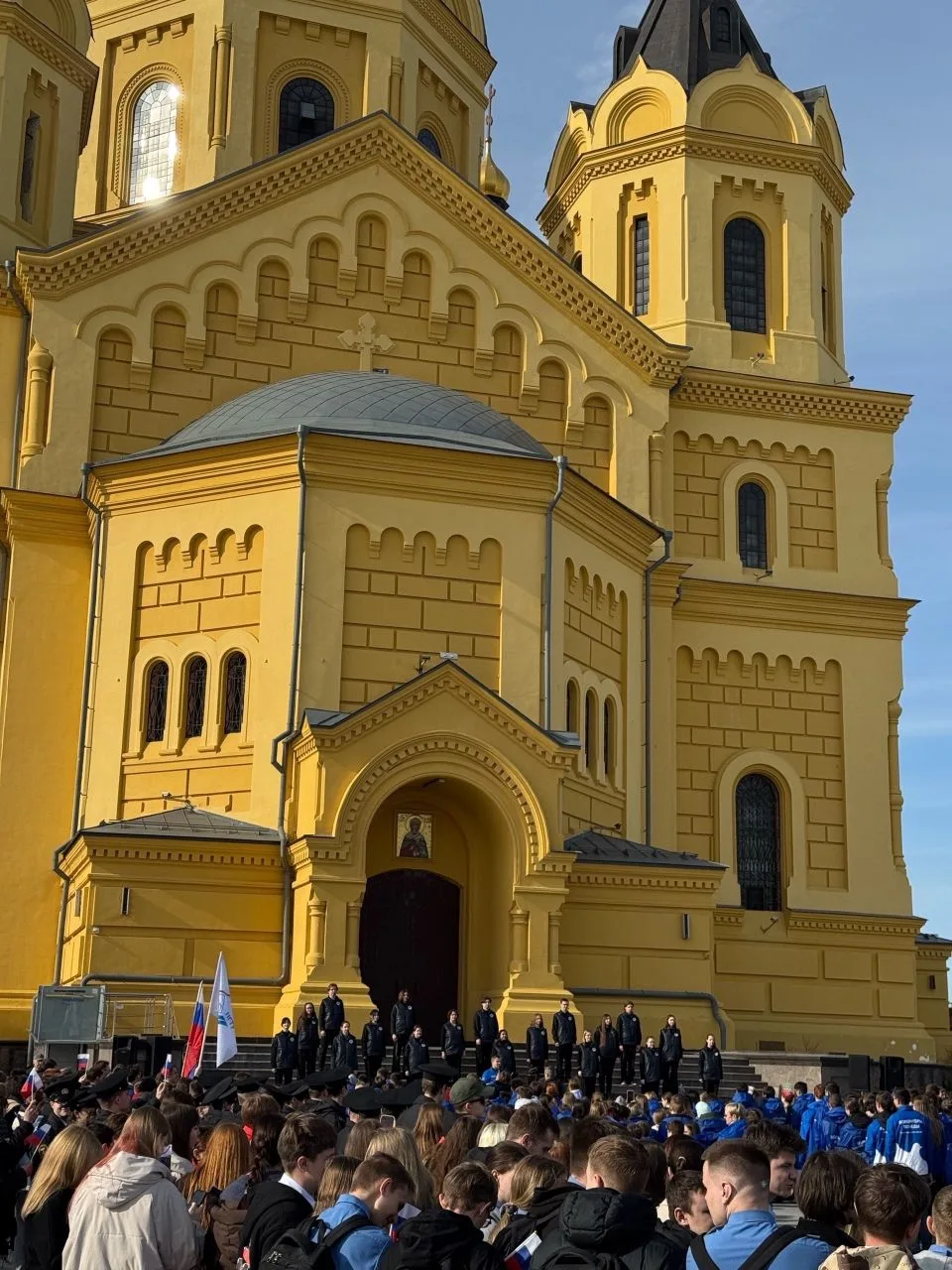 💫Студенты НИПС- филиала ПривГУПС  приняли участие в патриотическом флешмобе, посвященном 12-й годовщ