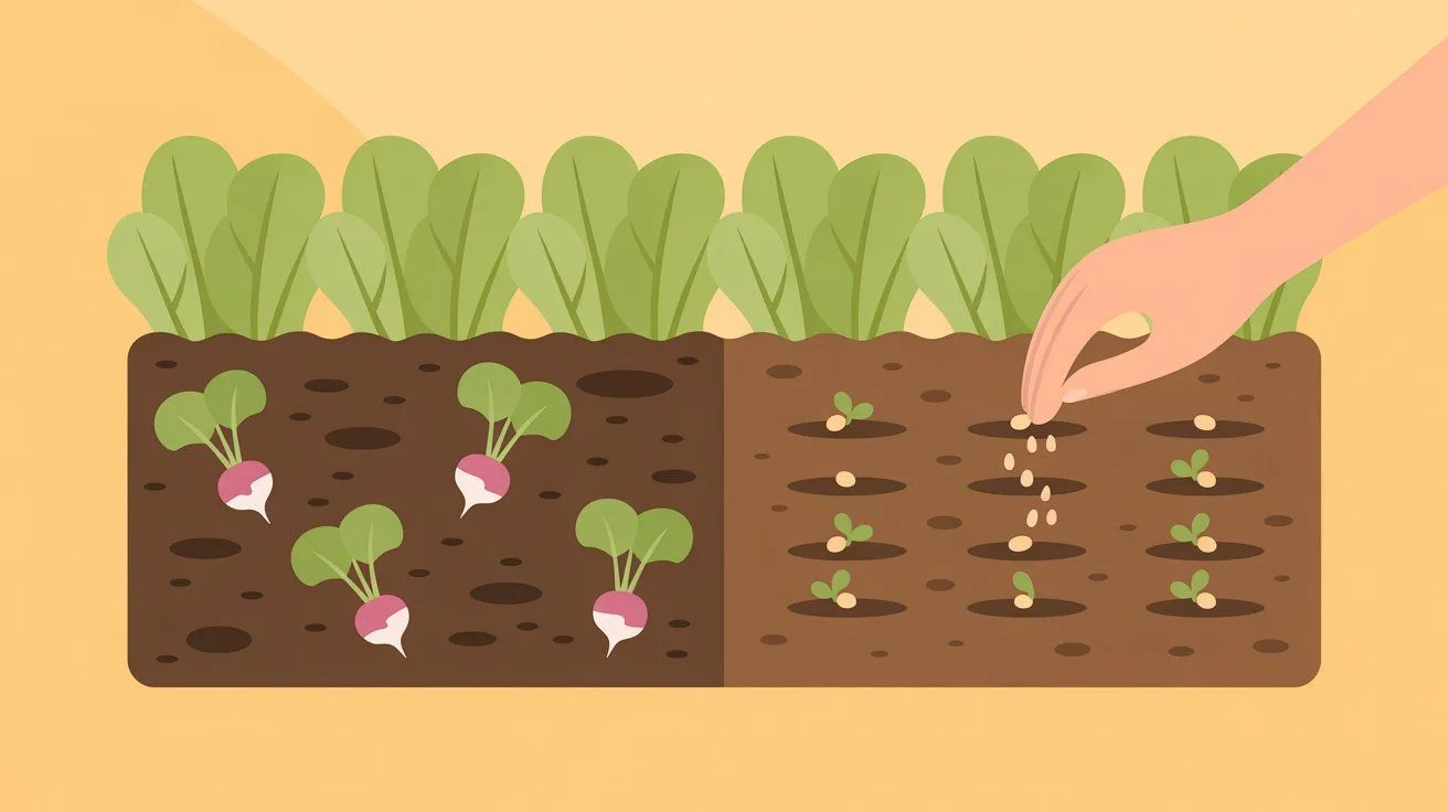 🌱 Освободилось место после редиса — не оставляйте грядку пустой.

Многие в июне выдёргивают первый 