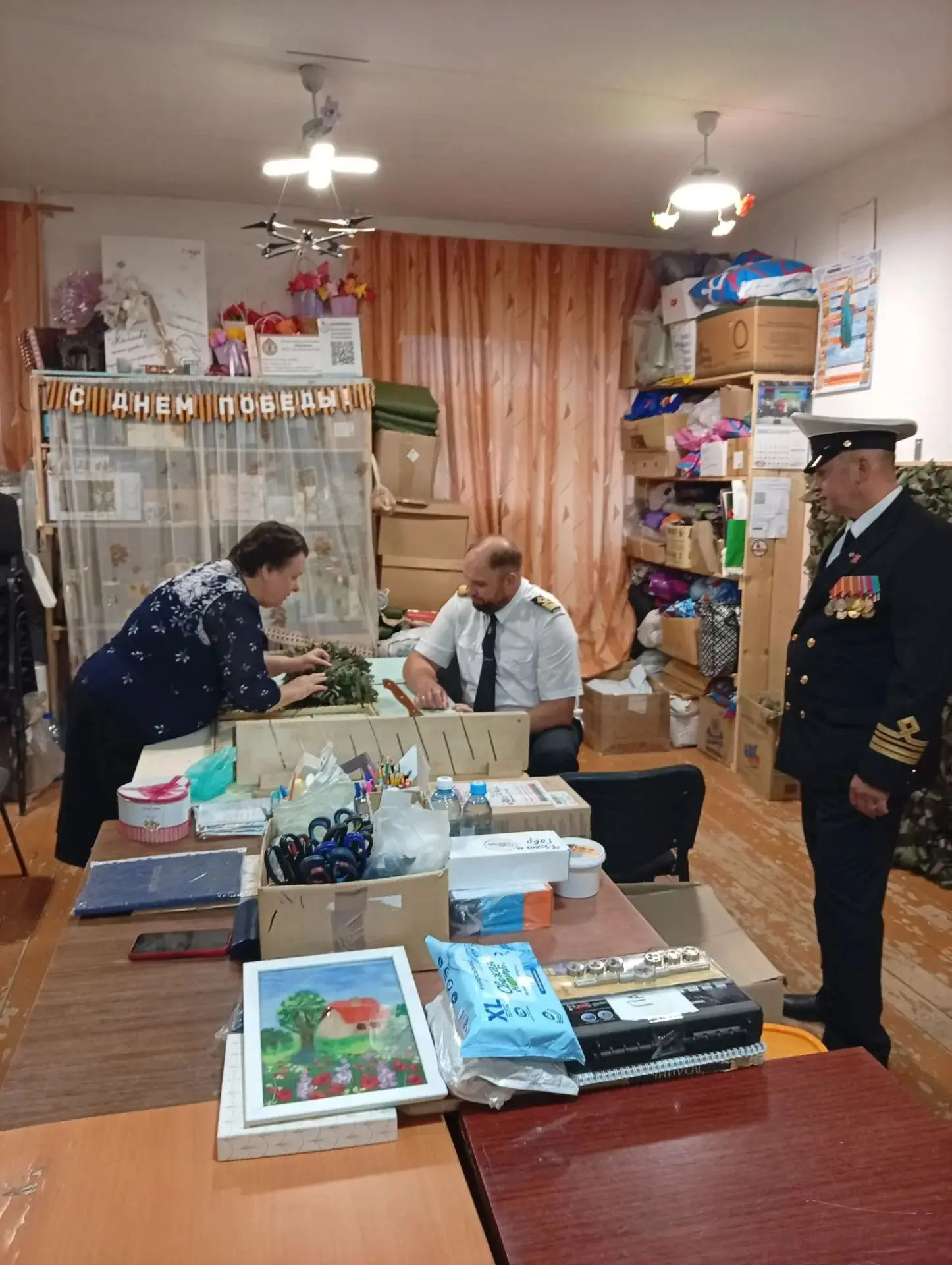 Вклад в общее дело: проректор ГУМРФ имени адмирала С.О. Макарова посетил волонтерское о...