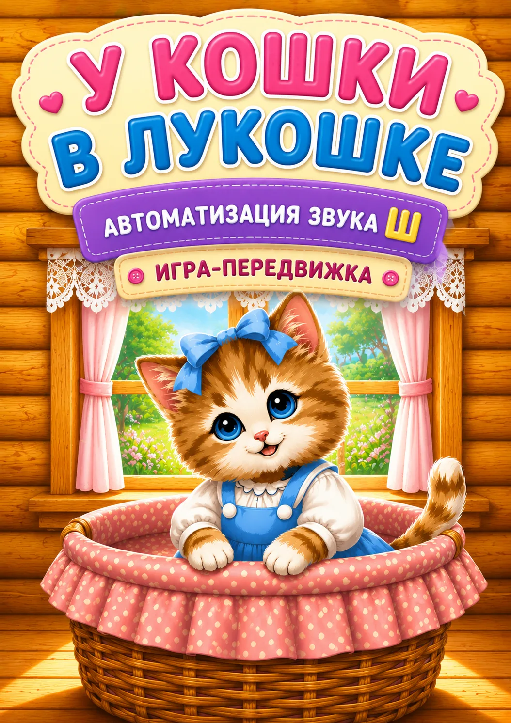 У КОШКИ В ЛУКОШКЕ...
Автоматизация звука Ш
Игра-передвижка

Скачать можно прямо из поста👇
Буду благ