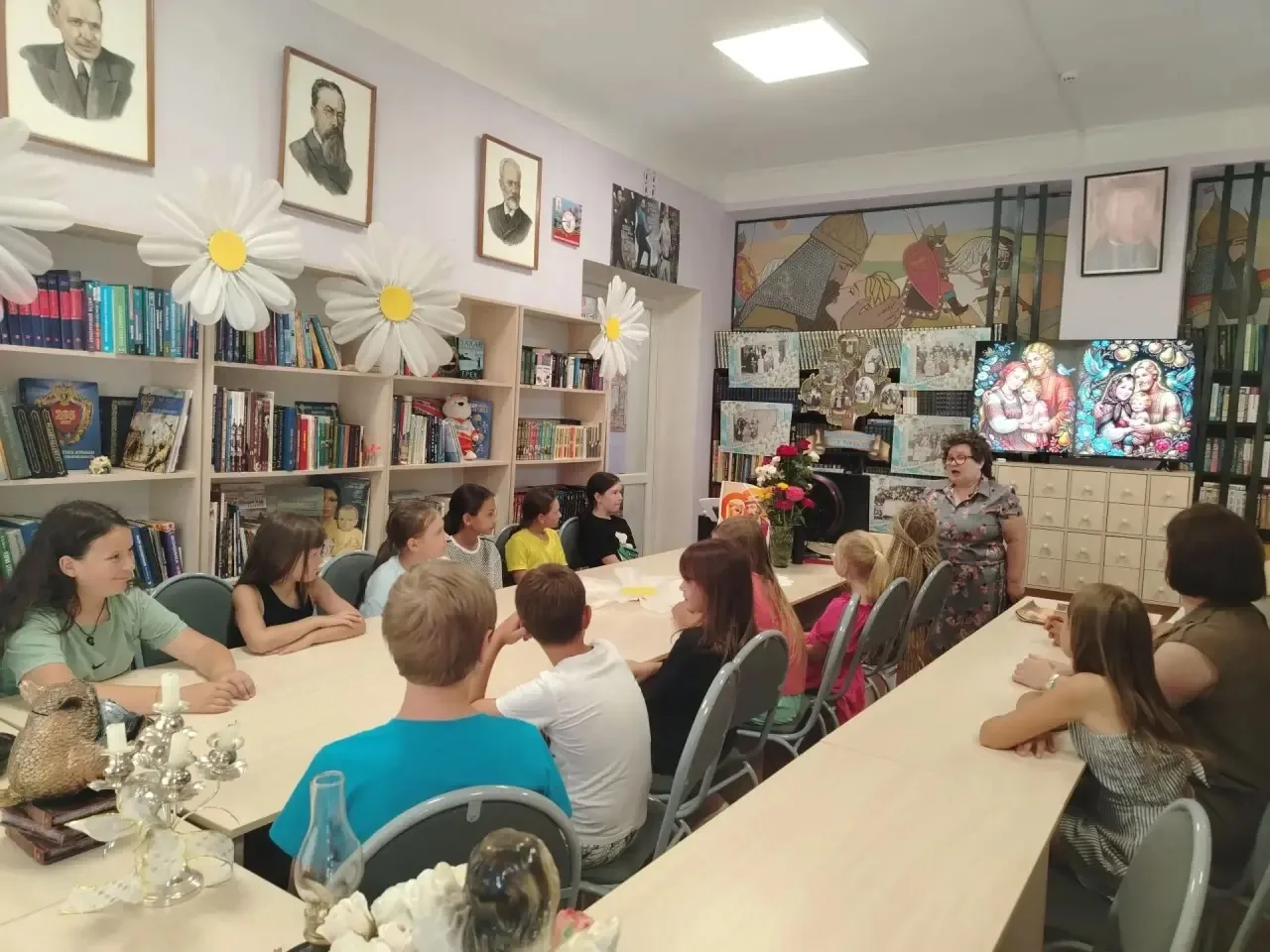 8 июля 2026 г. в Вознесенской сельской библиотеке МКУК «ЦКД ст. Вознесенской» для ребят Дворовой лет