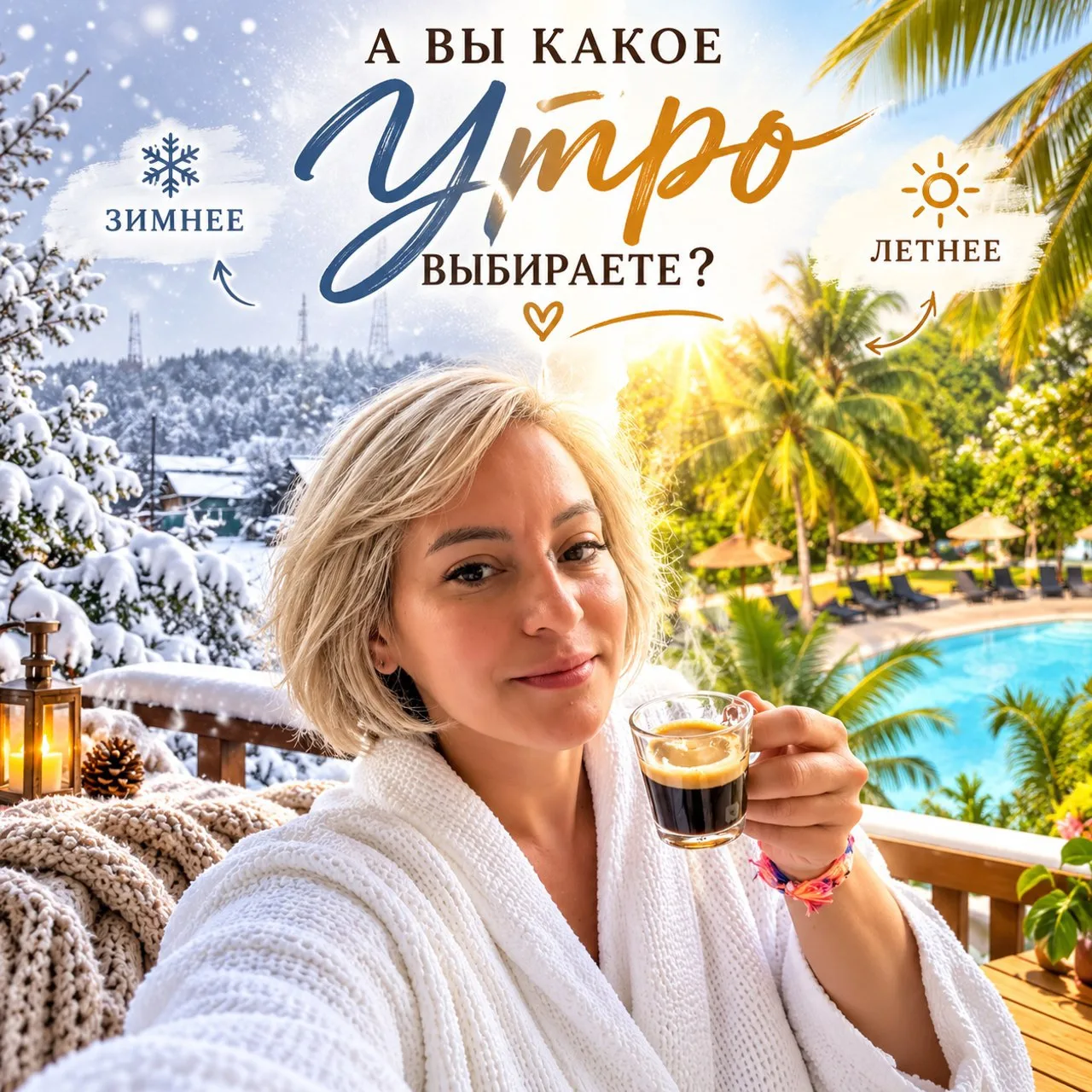 ❄️ Доброе снежное утро, мои дорогие путешественники! ☕️✨
