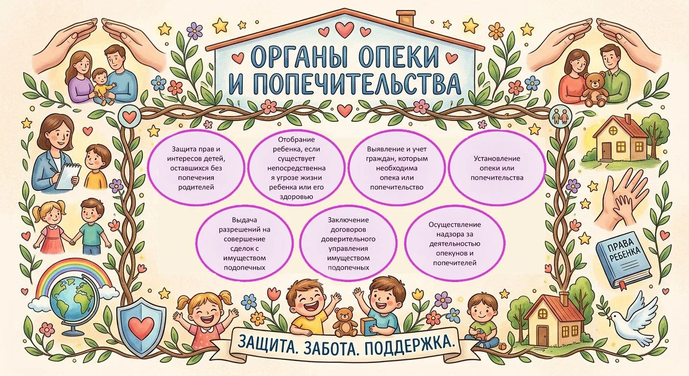 Защита прав и интересов детей — одна из важнейших государственных задач, и органы опеки...