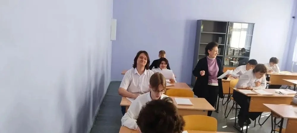 Обучающиеся 7-9классов  школы приняли участие в районной  олимпиаде в рамках проекта "Математическая
