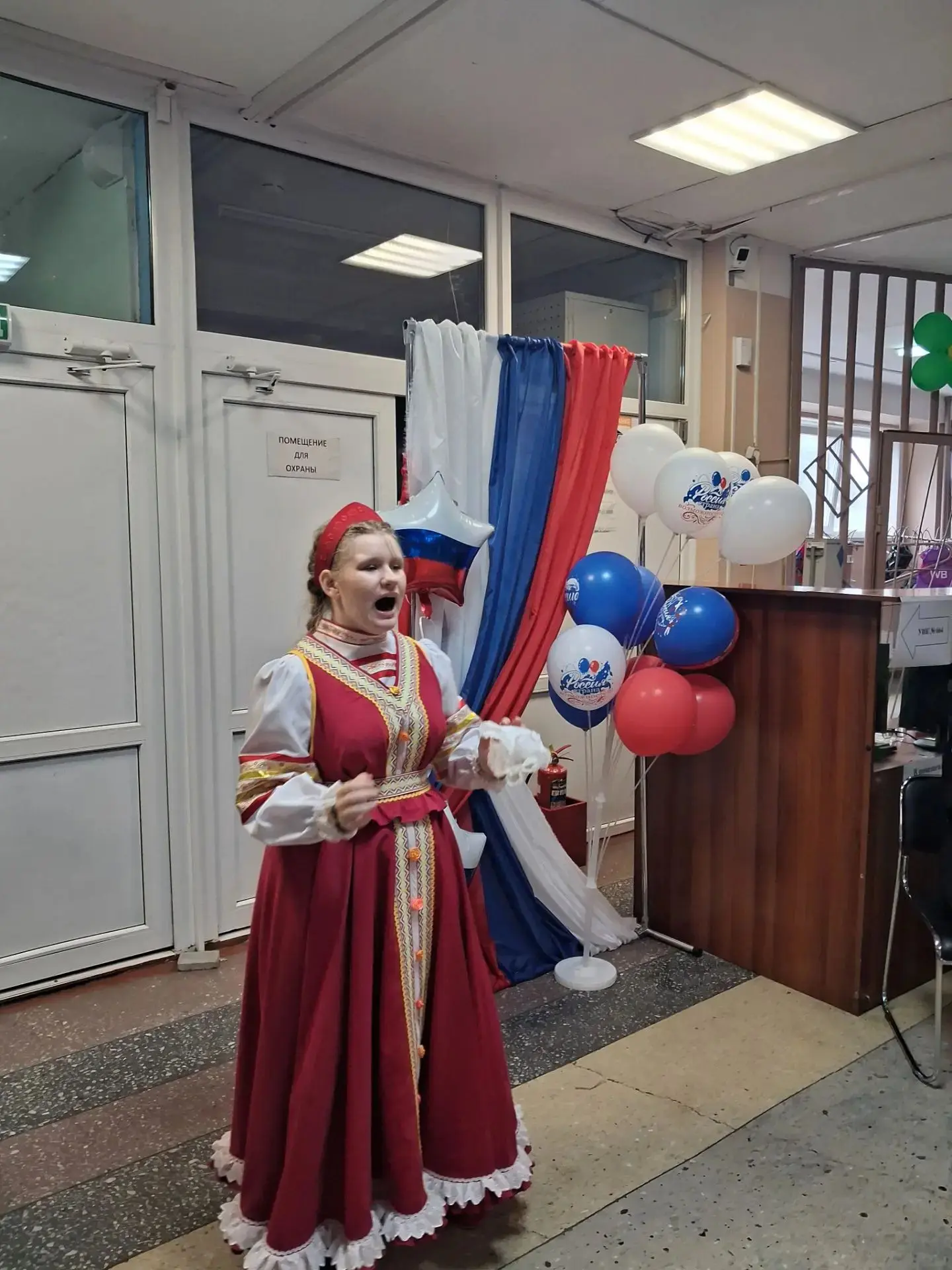 Сегодня на избирательных участках 664,665 состоялся концерт  агитбригады  музыкальной ш...