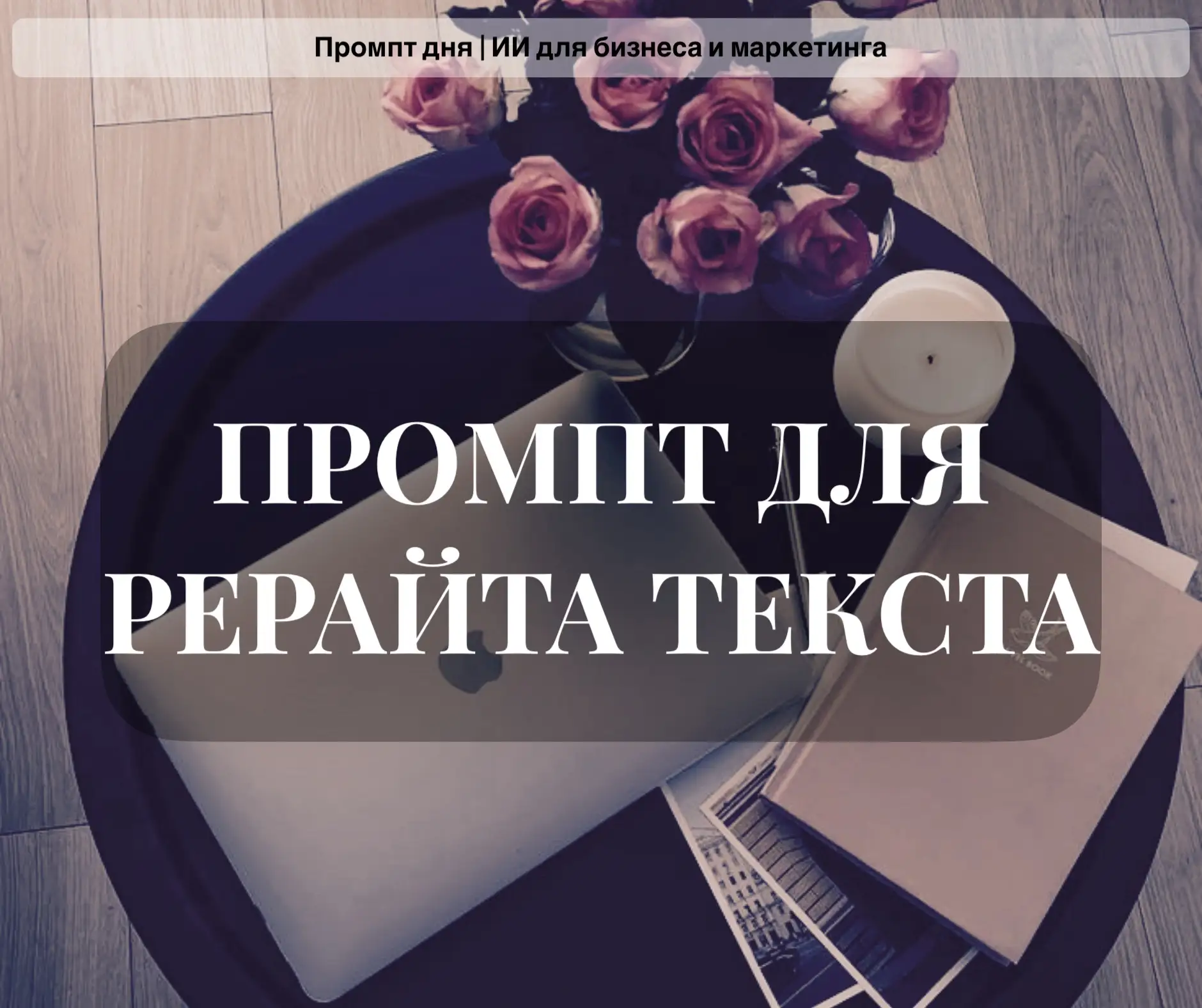 ПРОМПТ ДЛЯ РЕРАЙТА ТЕКСТА: как за 15 минут улучшить структуру, читаемость и убедительно...