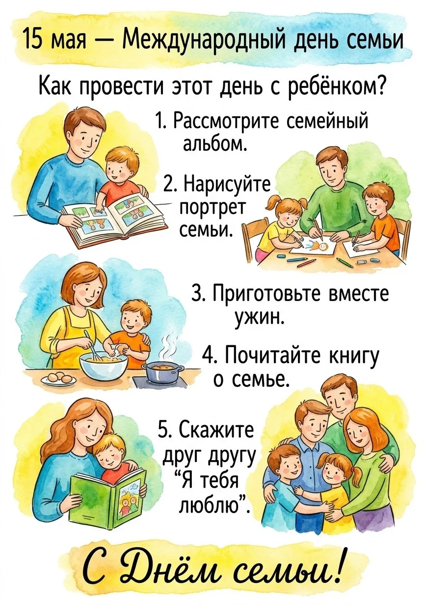 Семья — это когда тепло и уютно рядом с теми, кто знает тебя лучше всех. Берегите друг ...